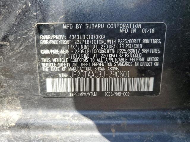 JF2GTAAC3JH290601 Subaru Crosstrek