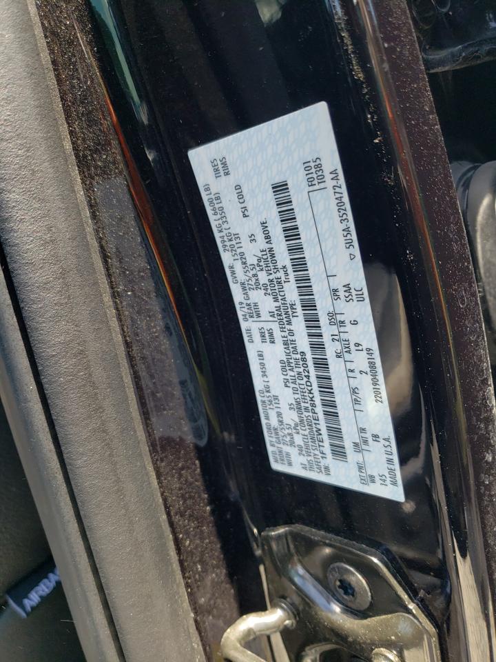 1FTEW1EP8KKD42089 FORD F-150 2019