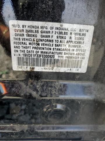2015 ACURA ILX 20 - 19VDE1F33FE000920