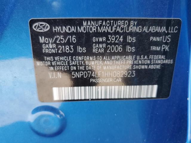 2017 HYUNDAI ELANTRA SE - 5NPD74LF1HH082923