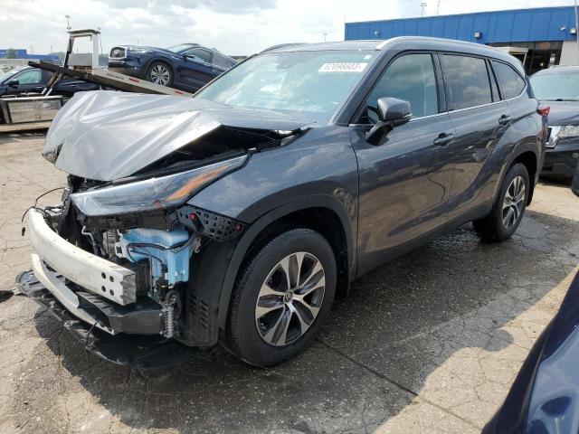 VIN 5TDGZRBH5NS181595 2022 Toyota Highlander, Xle no.1