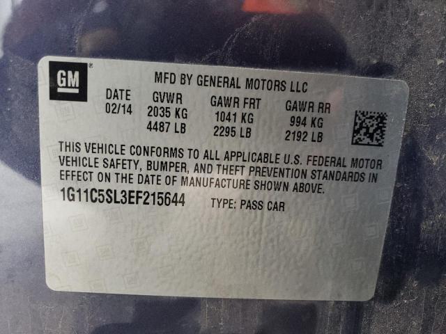 1G11C5SL3EF215644 Chevrolet MALIBU 1LT