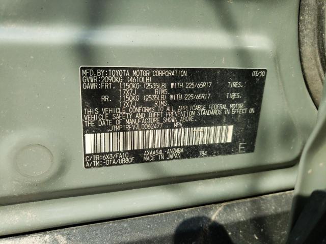 2020 TOYOTA RAV4 XLE - JTMP1RFV7LD062477