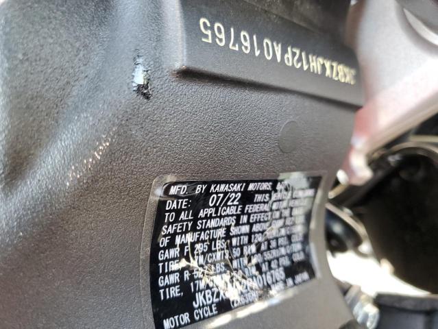 2023 KAWASAKI ZX636 K - JKBZXJH12PA016765