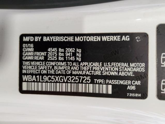 2016 BMW 228 XI SUL - WBA1L9C5XGV325725