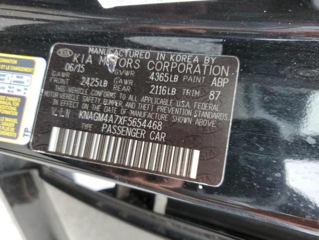 KNAGM4A7XF5654468 KIA Optima Lx