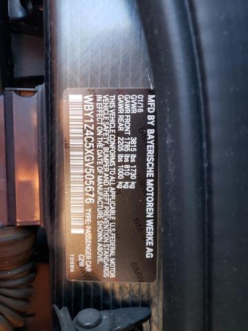 WBY1Z4C5XGV505676 BMW I3 REX