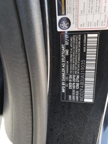 WDDZF4JB3JA319035 Mercedes-Benz E 300