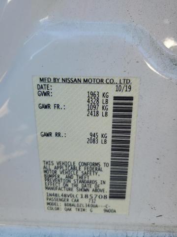 1N4BL4BV0LC185708 Nissan ALTIMA S