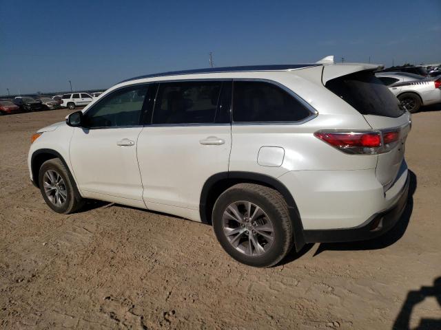 VIN 5TDKKRFH3ES007405 2014 Toyota Highlander, Xle no.2