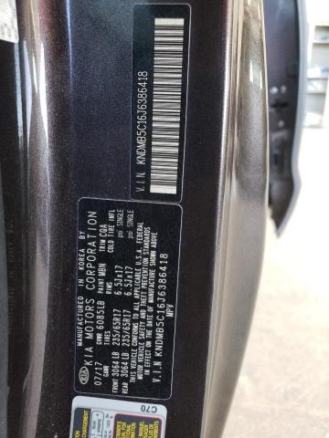 KNDMB5C16J6386418 KIA SEDONA LX
