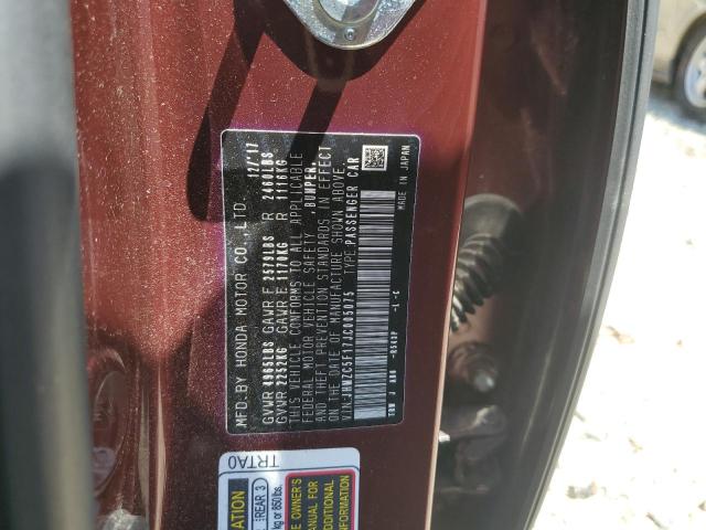 2018 HONDA CLARITY - JHMZC5F17JC005075