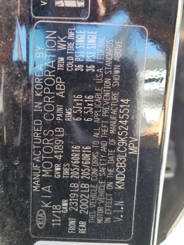 KNDCB3LC9K5245514 KIA NIRO FE