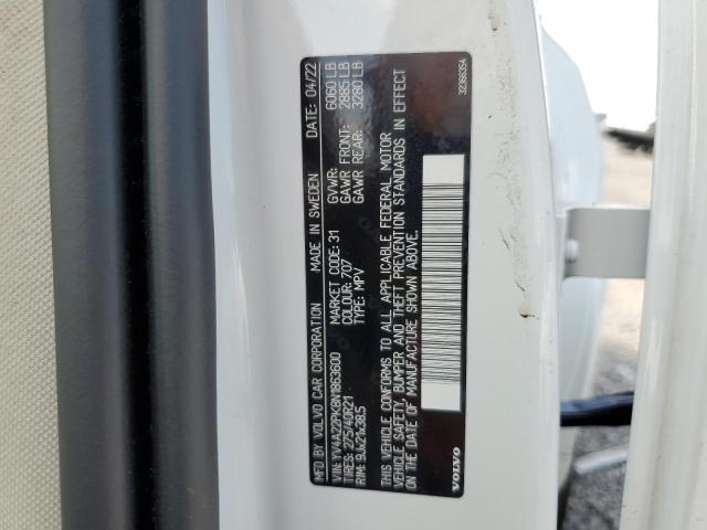 2022 VOLVO XC40 T4 YV4A22PK8N1863600
