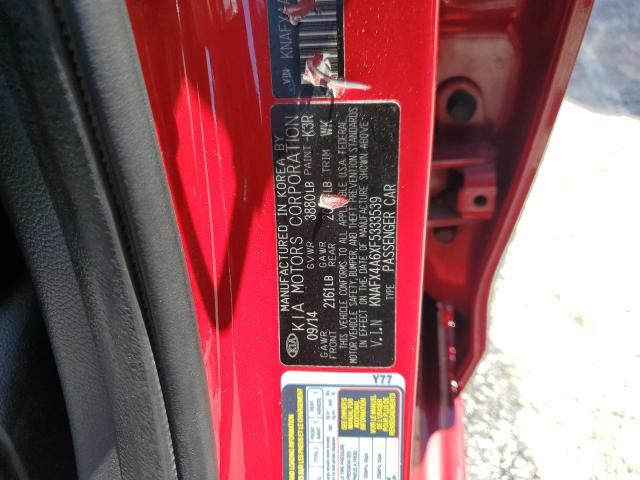 KNAFX4A6XF5333539 KIA FORTE LX