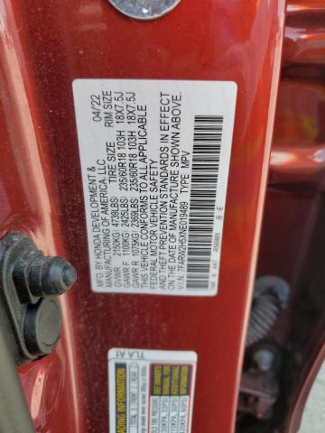 7FARW2H5XNE019489 Honda CR-V EX