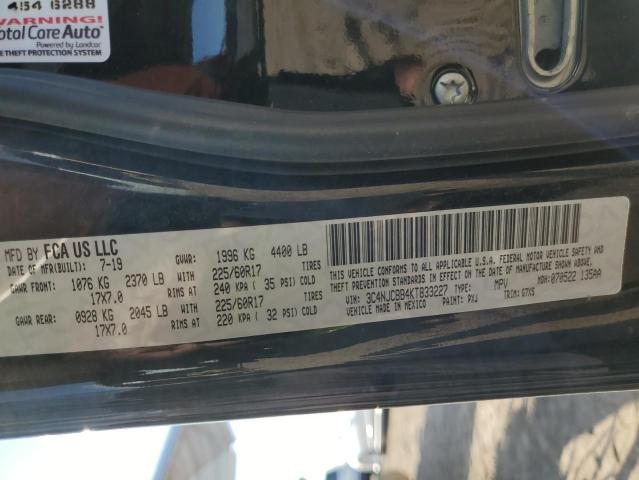 3C4NJCBB4KT833227 Jeep Compass Latitude