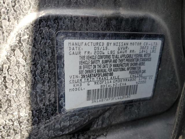3N1AB7AP3FL660180 Nissan SENTRA S