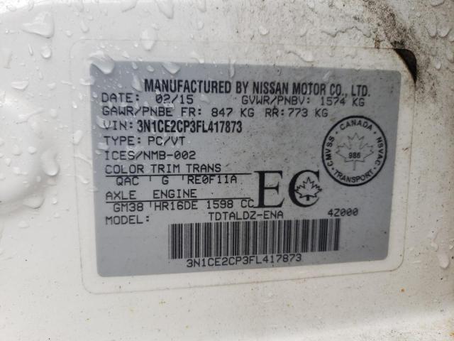 2015 NISSAN VERSA NOTE - 3N1CE2CP3FL417873