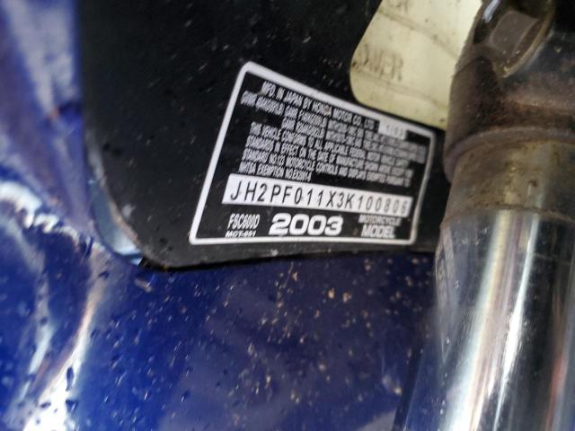 2003 HONDA FSC600 D JH2PF011X3K100806
