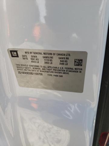 2G1WA5E30G1100758 Chevrolet Impala Limited Ls