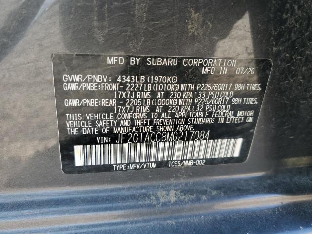 JF2GTACC8MG217084 Subaru Crosstrek Premium