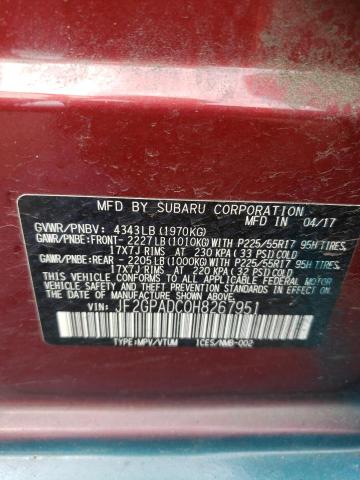 JF2GPADC0H8267951 Subaru Crosstrek Premium