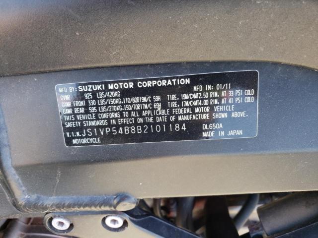 2011 SUZUKI DL650 A - JS1VP54B8B2101184