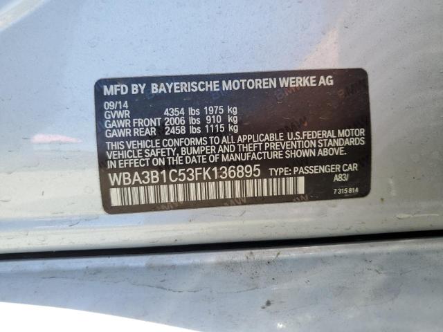 WBA3B1C53FK136895 BMW 320 I