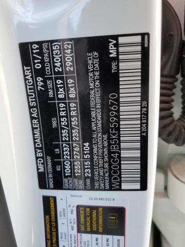 WDC0G4JB5KF599670 Mercedes-Benz GLC 300