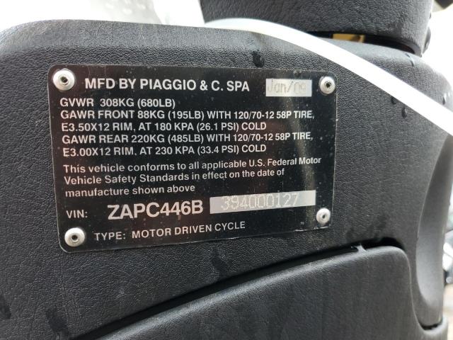2009 PIAGGIO FLY 50 - ZAPC446B394000127
