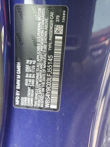 WBS4Y9C03LFJ55145 BMW M4