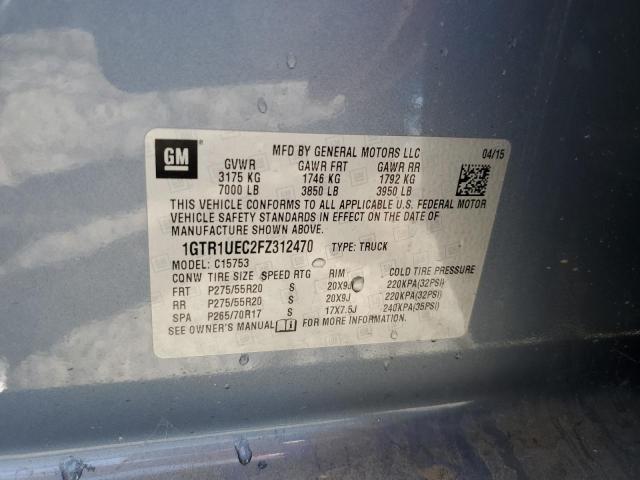 1GTR1UEC2FZ312470 GMC Sierra C1500 Sle