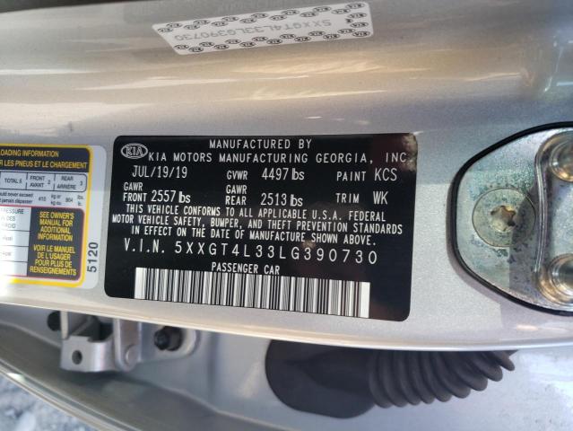 5XXGT4L33LG390730 KIA Optima Lx