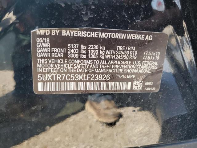 5UXTR7C53KLF23826 BMW X3 Sdrive30i