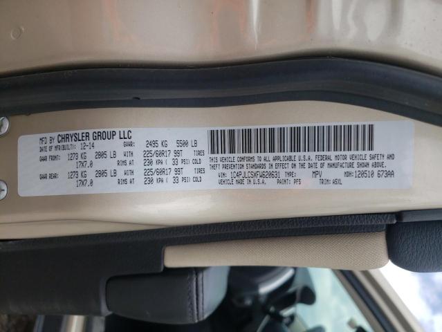 2015 JEEP CHEROKEE 4 1C4PJLCSXFW620631