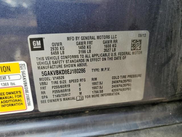 5GAKVBKD8EJ180286 Buick Enclave