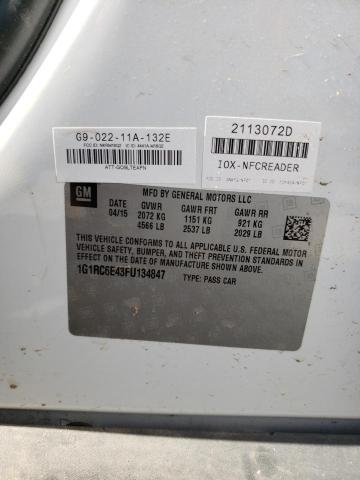 VIN 1G1RC6E43FU134847 2015 Chevrolet Volt no.12