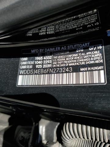 WDDSJ4EB6FN273243 Mercedes-Benz CLA 250