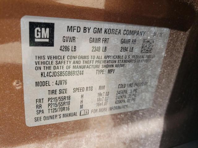KL4CJDSB5GB691244 Buick Encore Premium