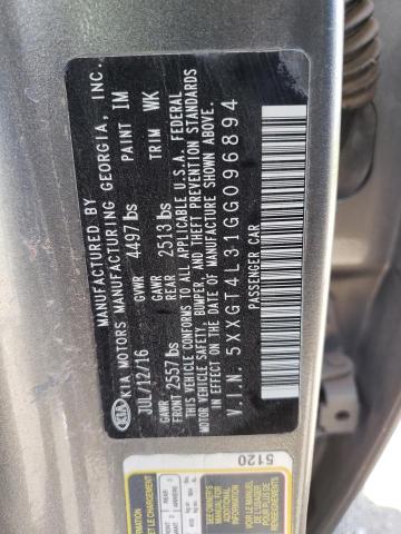 5XXGT4L31GG096894 KIA Optima Lx