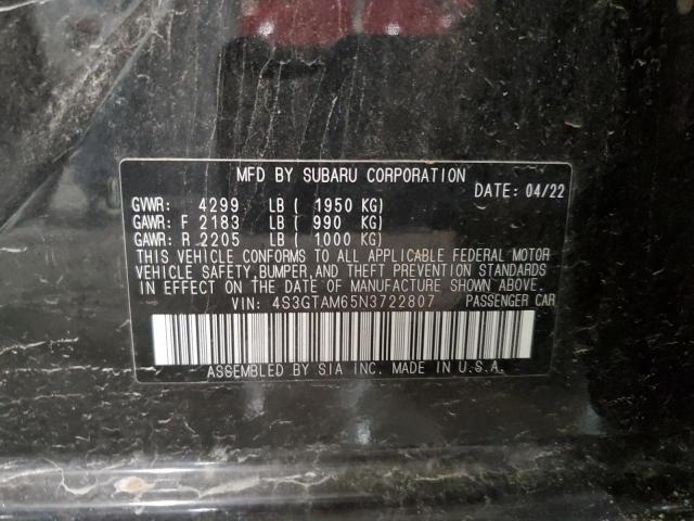 4S3GTAM65N3722807 Subaru Impreza Sport