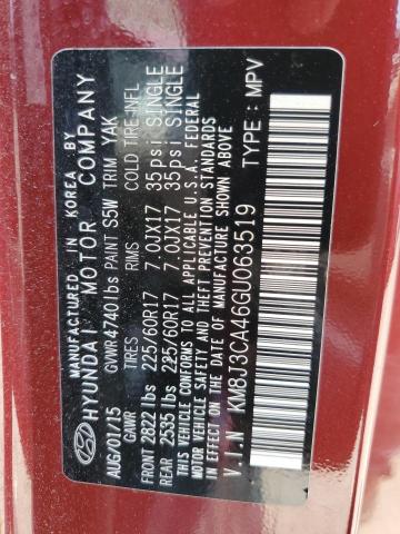 2016 HYUNDAI TUCSON LIM - KM8J3CA46GU063519