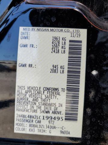 1N4BL4BV2LC199495 Nissan ALTIMA S