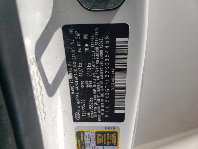 KIA Optima Lx 2019 5XXGT4L32KG354459 Image 12