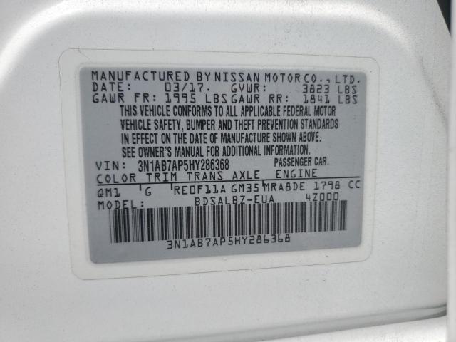 3N1AB7AP5HY286368 Nissan SENTRA S