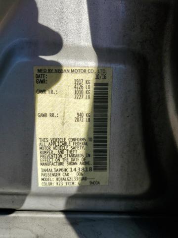 2017 NISSAN UK - 1N4AL3AP6HC143818