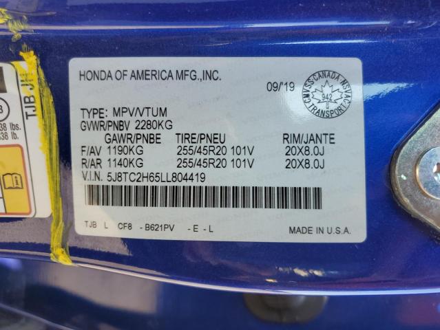 2020 ACURA RDX A-SPEC - 5J8TC2H65LL804419