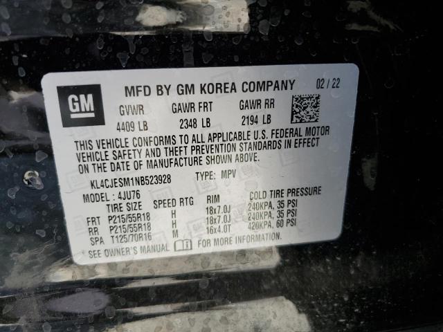 KL4CJESM1NB523928 Buick Encore PRE 12