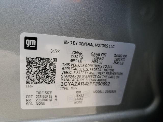 1GYAZAR42PF200692 Cadillac XT4 LUXURY 10